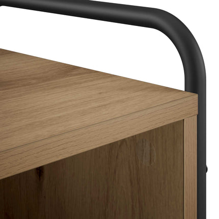 Sko skab 51 x 36,5 x 93 cm Konstrueret træ Artisan-eg