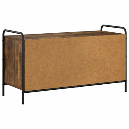 Sko skab 100 x 39,5 x 55,5 cm Konstrueret træ Røget eg