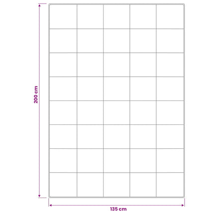 Dyne TRIER 135x200 cm Sommer 140 GSM 100% australsk uld Hvid