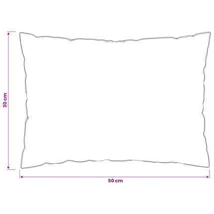 Hovedpude 2 stk. 30 x 50 cm Australsk Uld Hvid