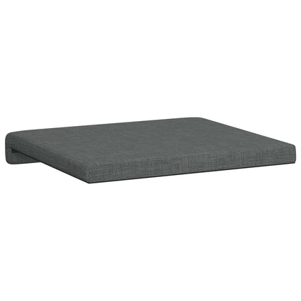 Bænkpude 2 stk. Stof Mørkegrå Dybde 35 cm