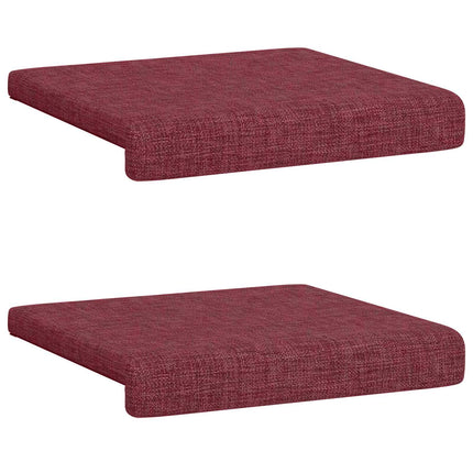 Bænkpude 2 stk. Stof Vinrød Dybde 35 cm