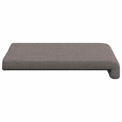 Bænkpude 2 stk. Stof Gråbrun Dybde 35 cm