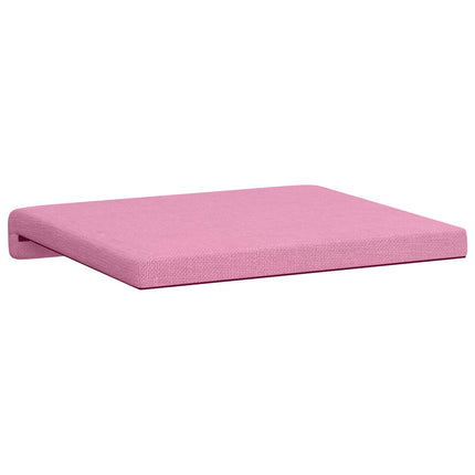 Bænkpude 2 stk. Stof Lyserød Dybde 35 cm