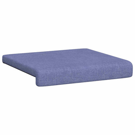 Bænkpude 2 stk. Stof Jeans blå Dybde 35 cm
