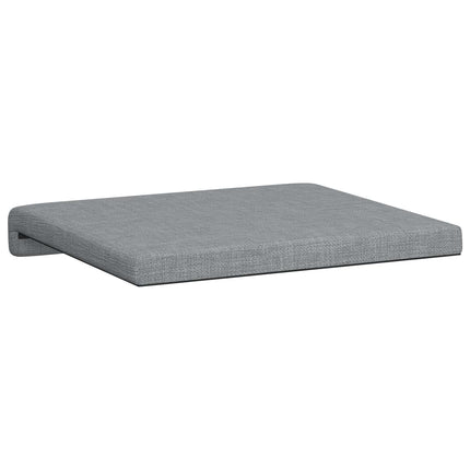 Bænkpude 4 stk. Stof Lysegrå Dybde 35 cm