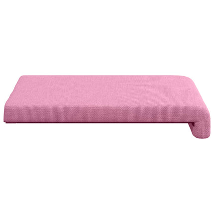Bænkpude 4 stk. Stof Lyserød Dybde 35 cm