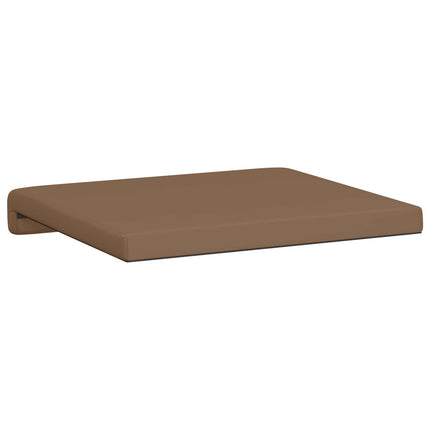 Bænkpude 4 stk. Kunstlæder Cappuccino Dybde 35 cm