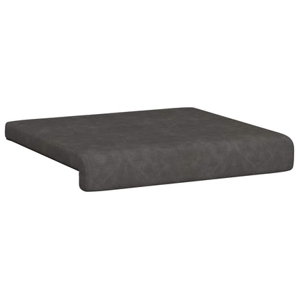 Bænkpude 4 stk. Kunstlæder Sort Dybde 35 cm