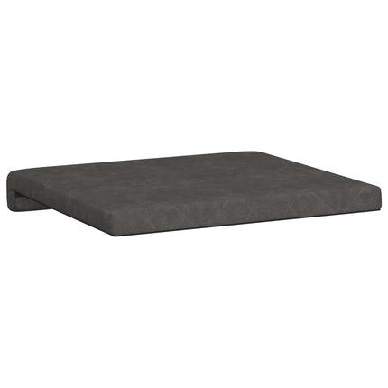 Bænkpude 4 stk. Kunstlæder Sort Dybde 35 cm