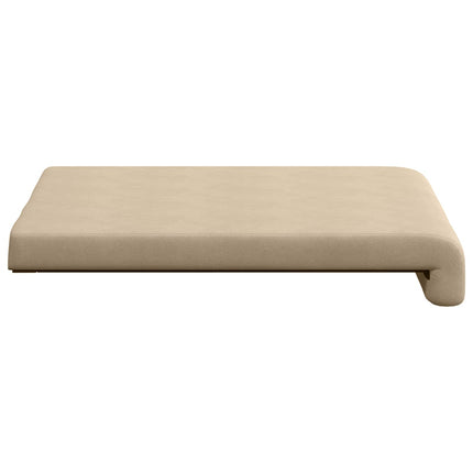 Bænkpude 4 stk. Microfiber Cremefarvet Dybde 35 cm