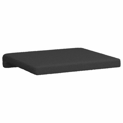 Bænkpude 4 stk. Sherpa-stof Mørkegrå Dybde 35 cm