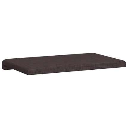 Bænkpude Stof Mørk Brun Dybde 35 cm
