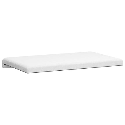 Bænkpude Stof Hvid Dybde 35 cm