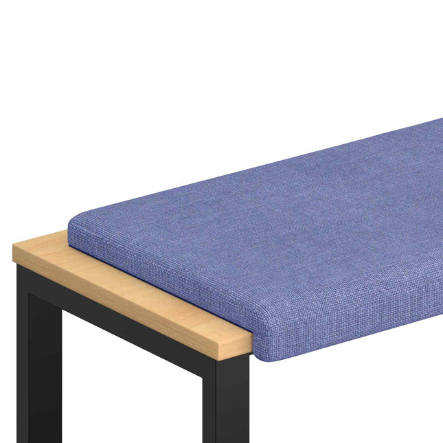 Bænkpude Stof Jeans blå Dybde 35 cm