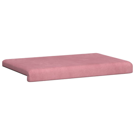 Bænkpude Velour (V) Lyserød Dybde 35 cm