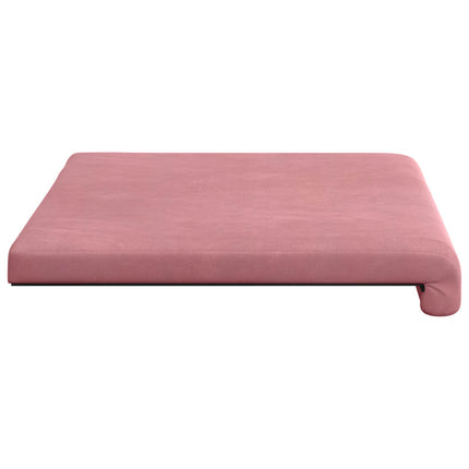 Bænkpude Velour (V) Lyserød Dybde 35 cm