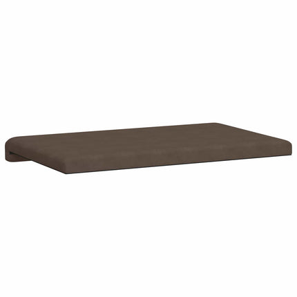 Bænkpude Microfiber Brun Dybde 35 cm