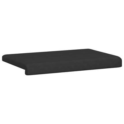 Bænkpude Microfiber Sort Dybde 35 cm