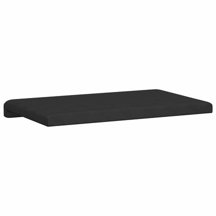 Bænkpude Microfiber Sort Dybde 35 cm