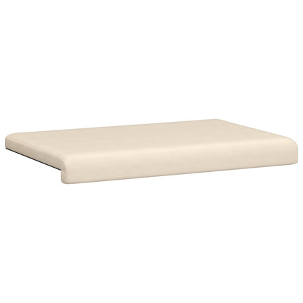 Bænkpude Microfiber Beige Dybde 35 cm