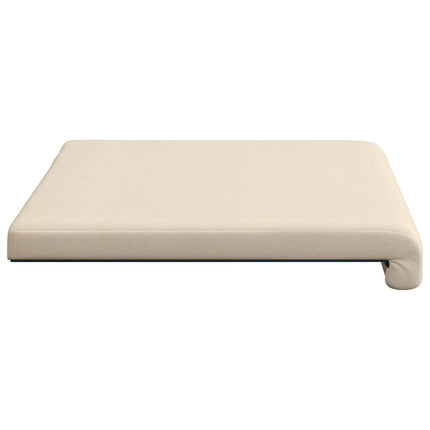 Bænkpude Microfiber Beige Dybde 35 cm
