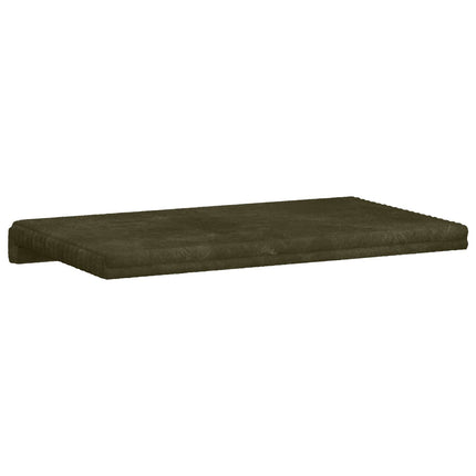 Bænkpude Plush Corduroy Grøn Dybde 35 cm