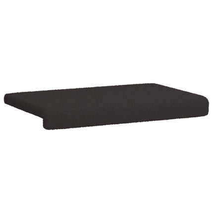 Bænkpude Sherpa-stof Sort Dybde 35 cm