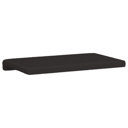 Bænkpude Sherpa-stof Sort Dybde 35 cm