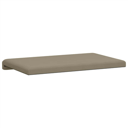 Bænkpude Textureret Velour Kakifarvet Dybde 35 cm