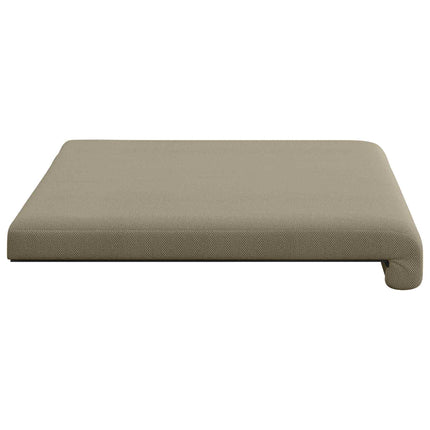Bænkpude Textureret Velour Kakifarvet Dybde 35 cm