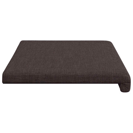 Bænkpude Stof Mørk Brun Dybde 35 cm