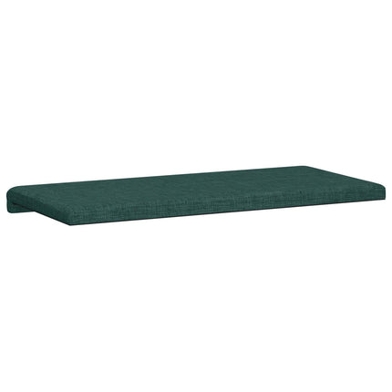 Bænkpude Stof Mørkegrøn Dybde 35 cm