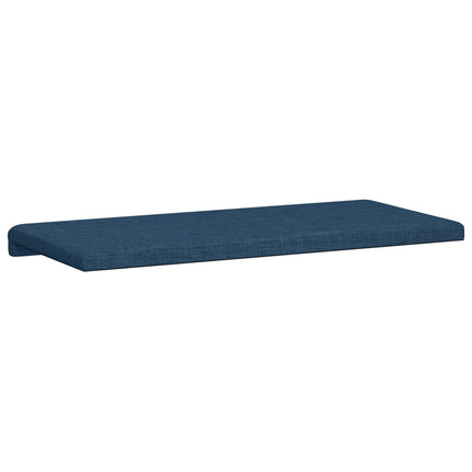 Bænkpude Stof Blå Dybde 35 cm
