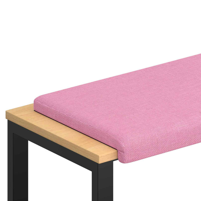 Bænkpude Stof Lyserød Dybde 35 cm