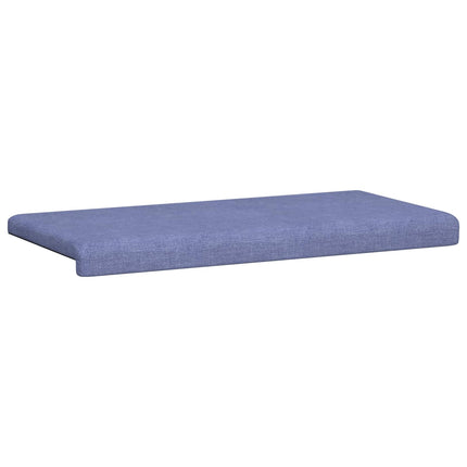 Bænkpude Stof Jeans blå Dybde 35 cm