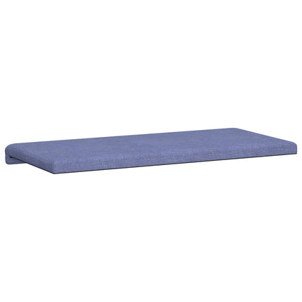 Bænkpude Stof Jeans blå Dybde 35 cm