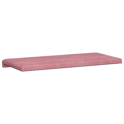 Bænkpude Velour (V) Lyserød Dybde 35 cm