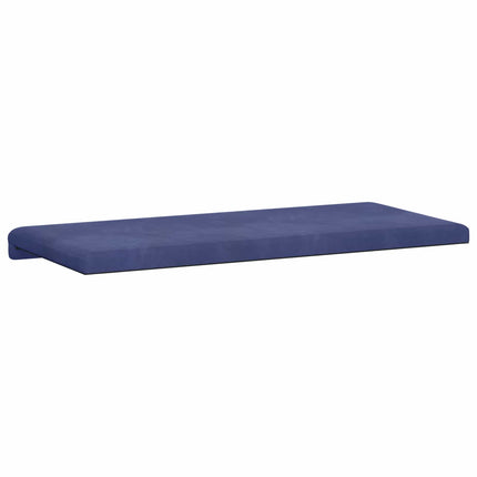 Bænkpude Velour (V) Politi blå Dybde 35 cm