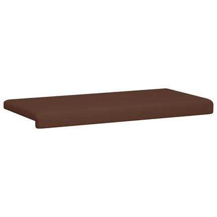 Bænkpude Kunstlæder Brun Dybde 35 cm