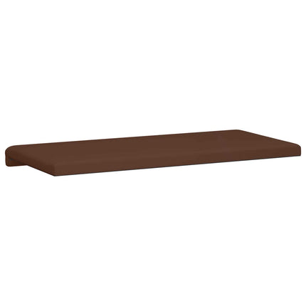Bænkpude Kunstlæder Brun Dybde 35 cm