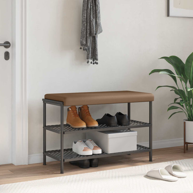 Bænkpude Kunstlæder Cappuccino Dybde 35 cm