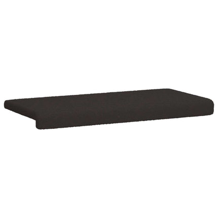 Bænkpude Sherpa-stof Sort Dybde 35 cm