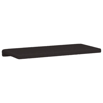 Bænkpude Sherpa-stof Sort Dybde 35 cm