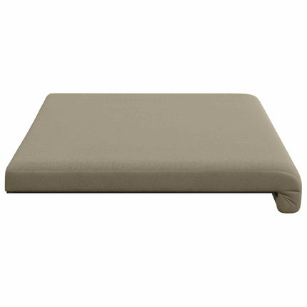 Bænkpude Textureret Velour Kakifarvet Dybde 35 cm