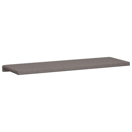 Bænkpude Stof Gråbrun Dybde 35 cm