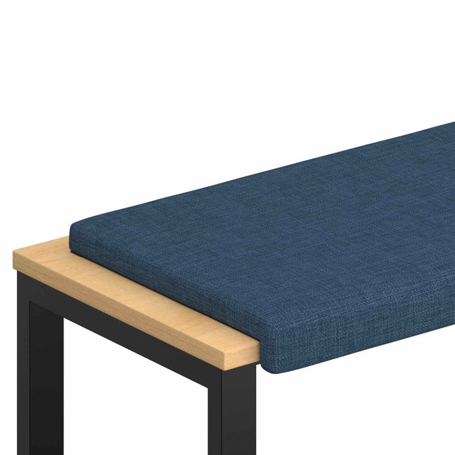 Bænkpude Stof Blå Dybde 35 cm