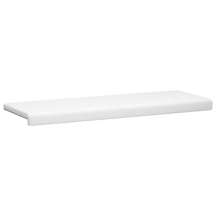 Bænkpude Stof Hvid Dybde 35 cm