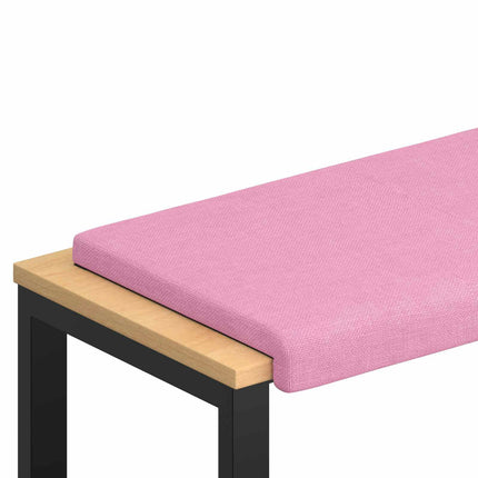 Bænkpude Stof Lyserød Dybde 35 cm