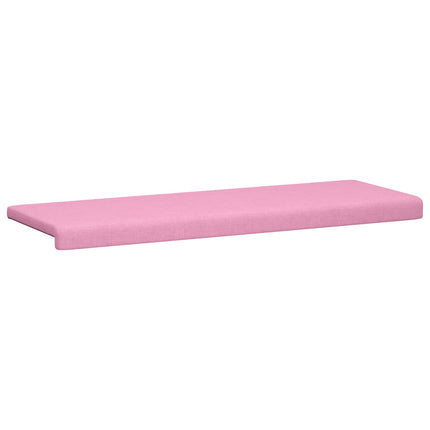 Bænkpude Stof Lyserød Dybde 35 cm